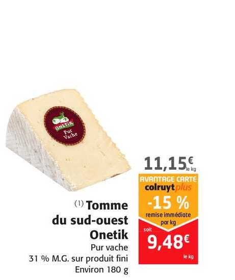 tomme du sud-ouest onetik