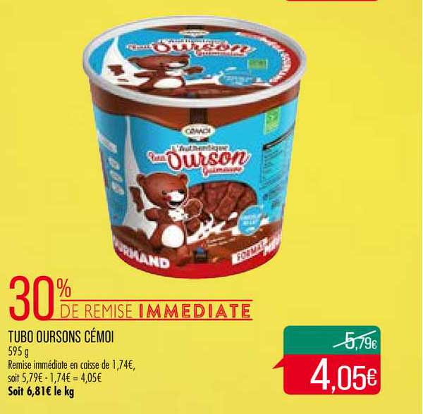 Tubo Oursons Cémoi