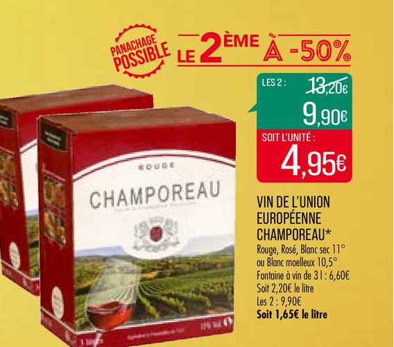 vin de l'union européenne champoreau