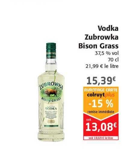 vodka zubrowka bison grass