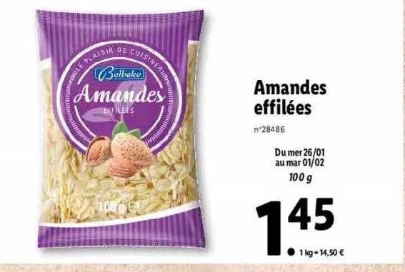 Amandes Effilées Belbake