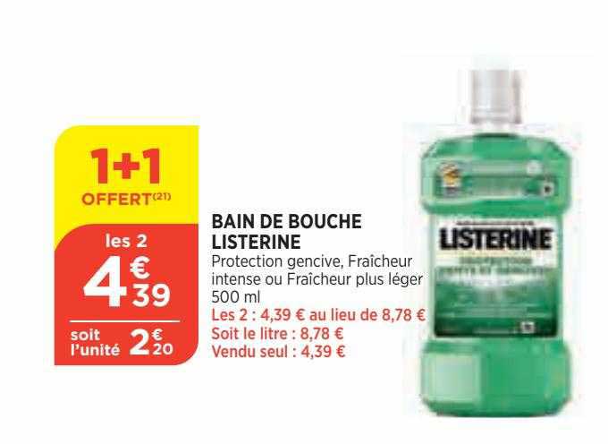 Bain De Bouche Listerine