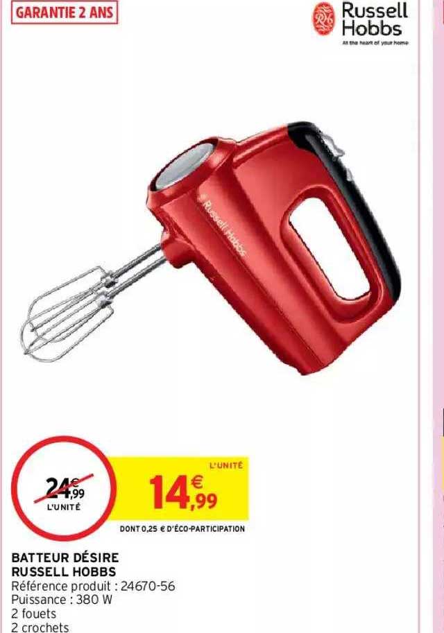 batteur désire russell hobbs