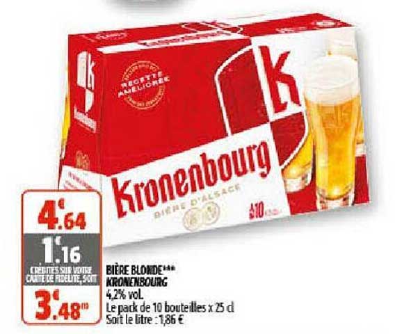 Bière Blonde Kronenbourg