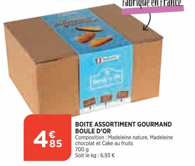Boîte Assortiment Gourmand Boule D'or