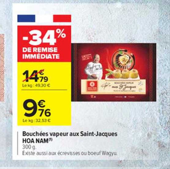 Bouchées Vapeur Aux Saint-jacques Hoa Nam