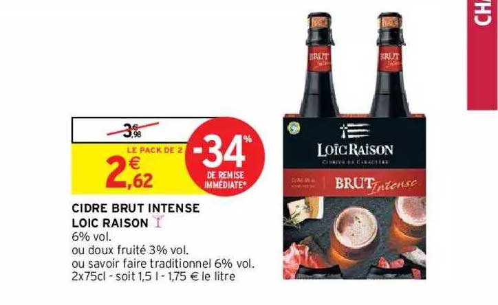 cidre brut intense loïc raison