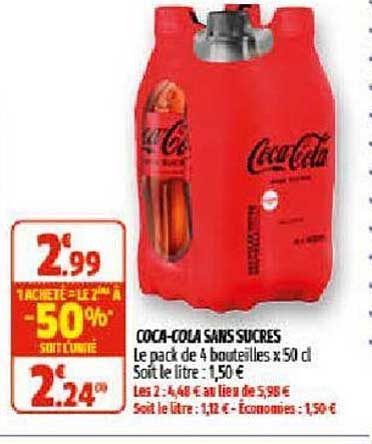 coca-cola sans sucres