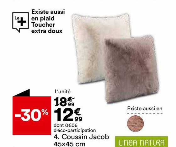 Coussin Jacob 45 X 45 Cm Linea Natura