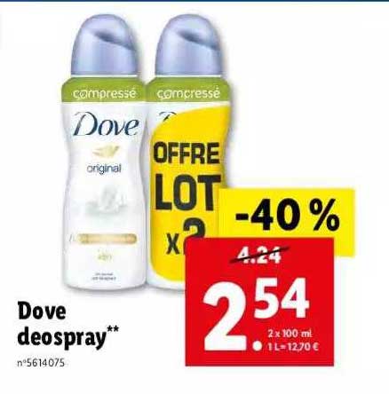 Dove Deospray