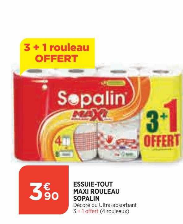 essuie-tout maxi rouleau sopalin