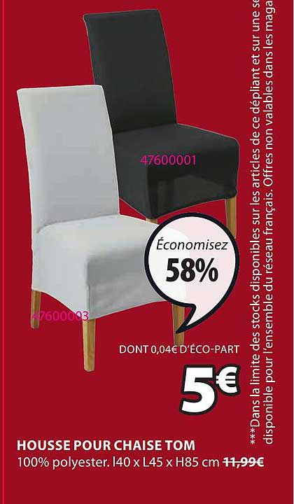 housse pour chaise tom