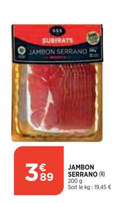 Jambon Serrano