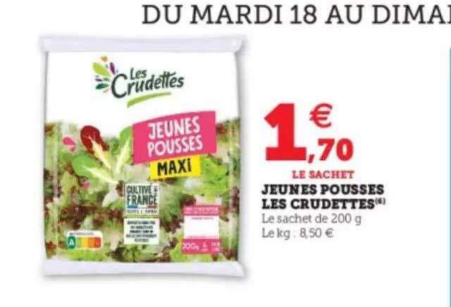 Jeunes Pousses Le Crudettes
