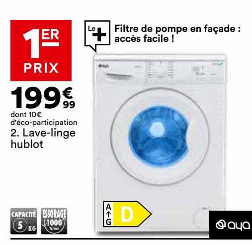 lave-linge hublot aya