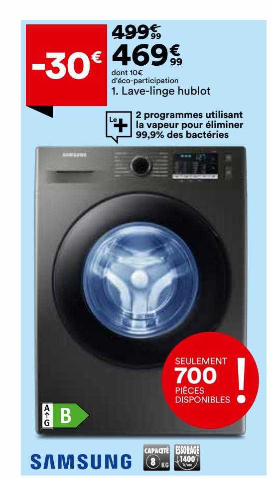 lave-linge hublot samsung