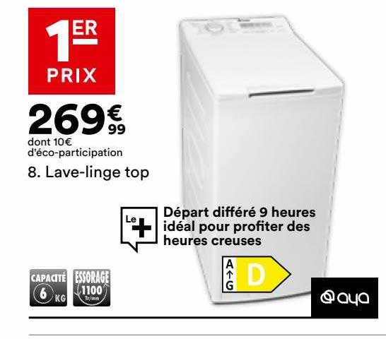 lave-linge top aya