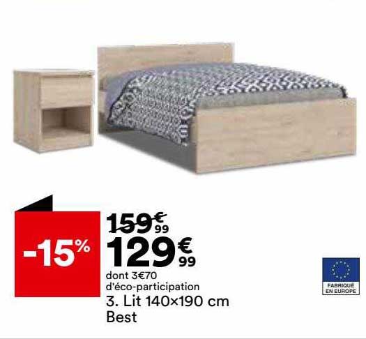 Lit 140 X 190 Cm Best