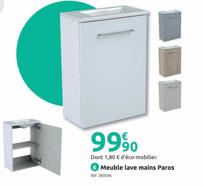 meuble lave mains paros