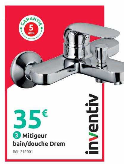 mitigeur bain-douche drem inventiv