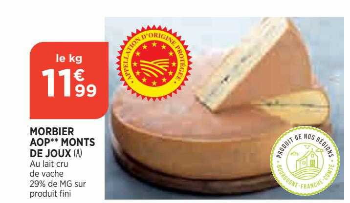 morbier aop monts de joux