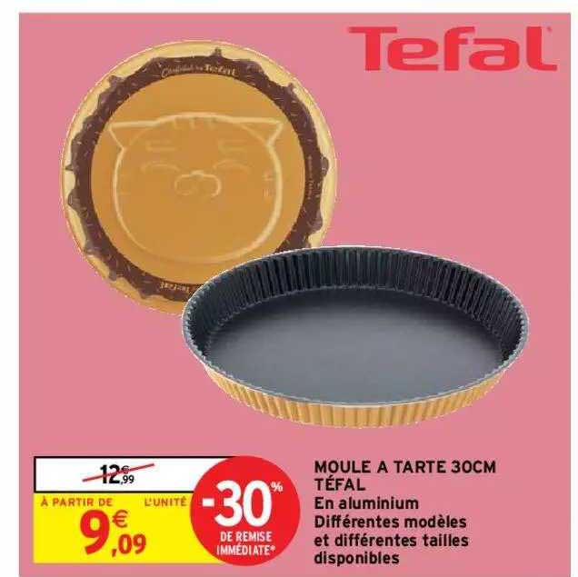 moule à tarte 30cm téfal