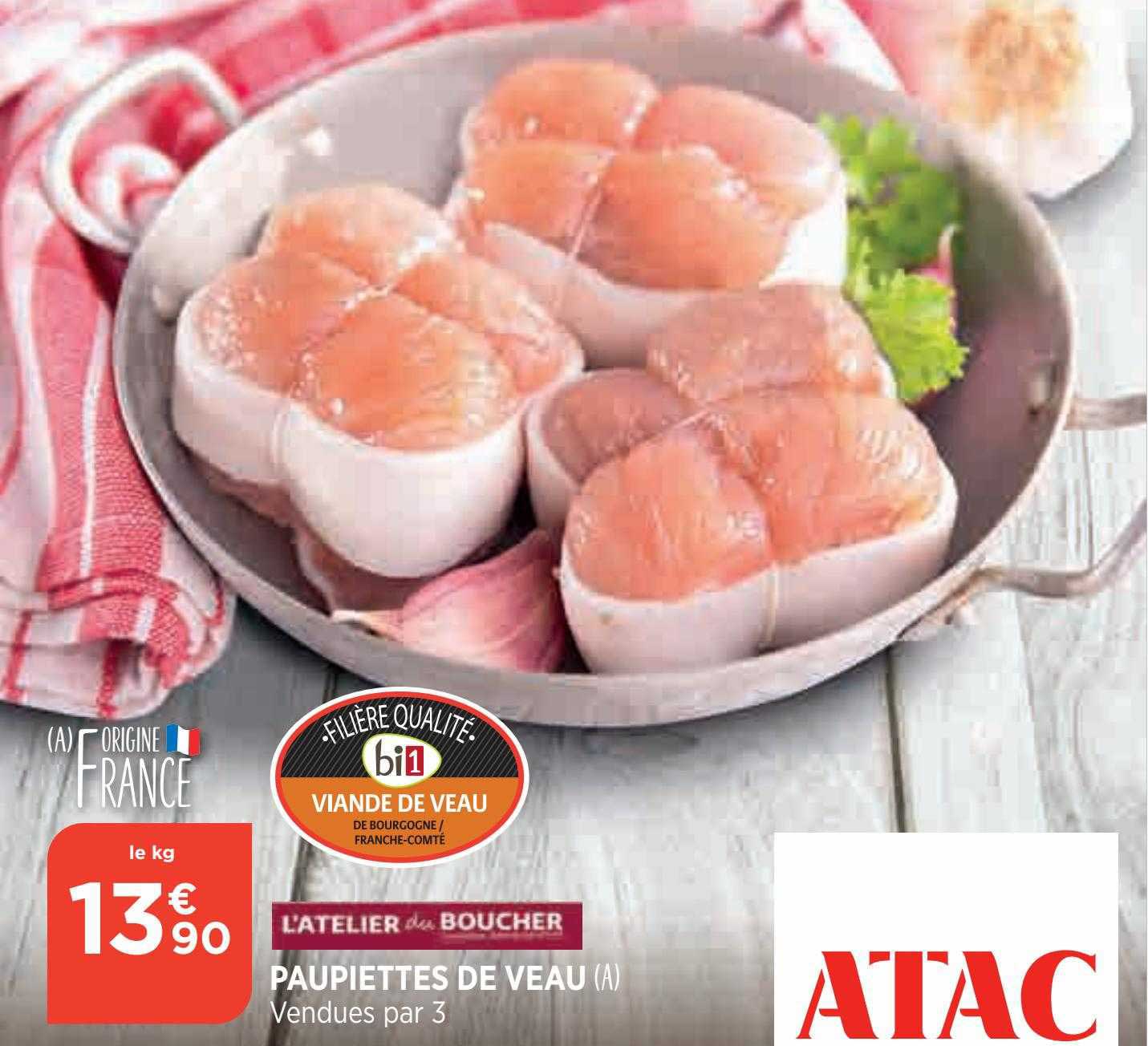 paupiettes de veau l'atelier du boucher