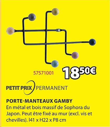 porte-manteaux gamby