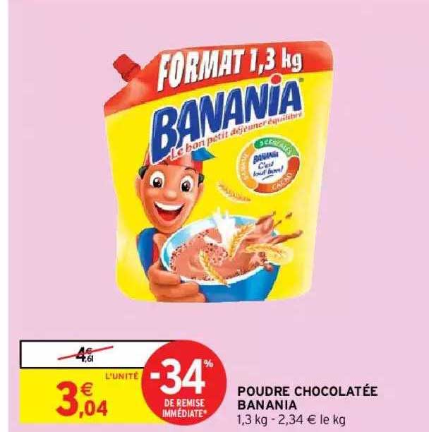 poudre chocolatée banania