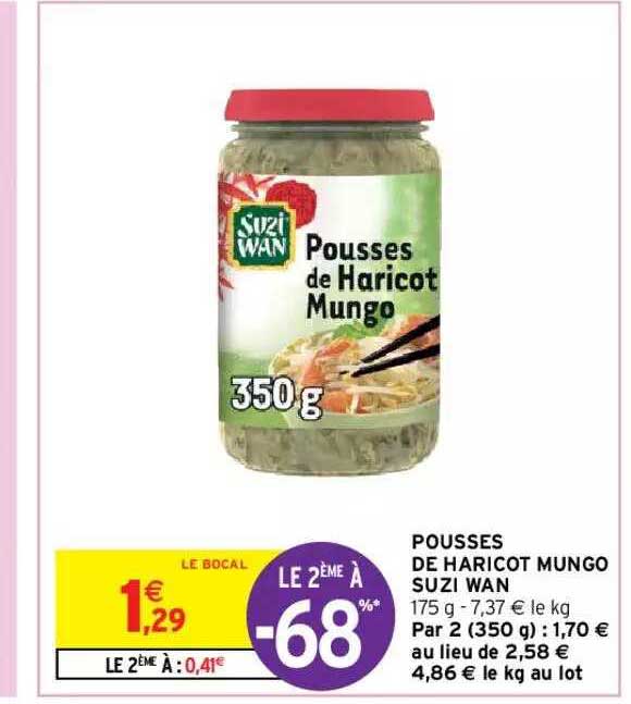 pousses de haricot mungo suzi wan