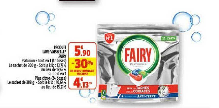produit lave-vaisselle fairy