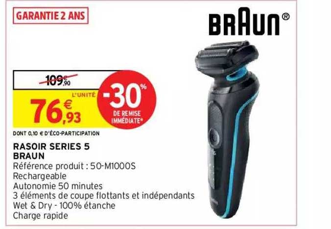 rasoir séries 5 braun