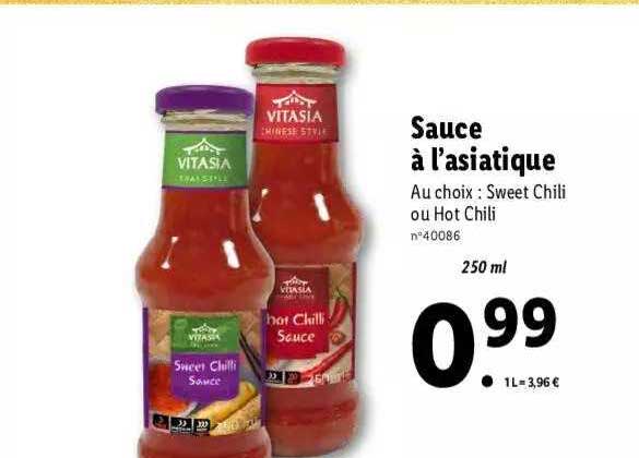 sauce à l'asiatique vitasia