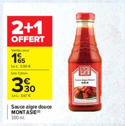 sauce aigre douce mont asie