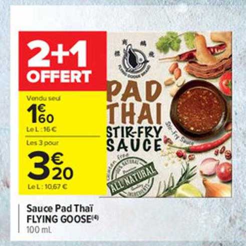 sauce pad thaï flying goose