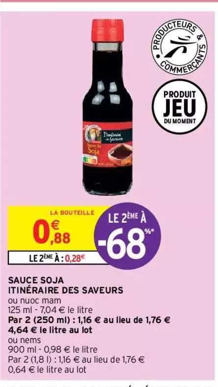 Sauce Soja Itinéraire Des Saveurs