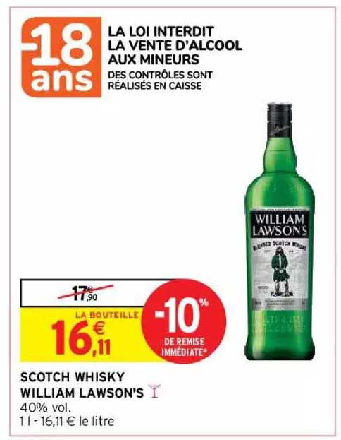 scotch whisky william lawson's