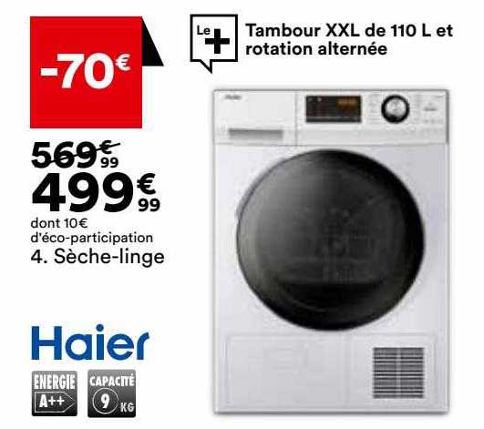sèche-linge haier