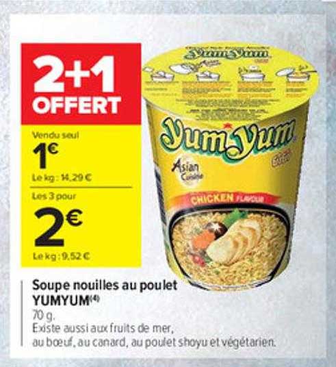 Soupe Nouilles Au Poulet Yumyum