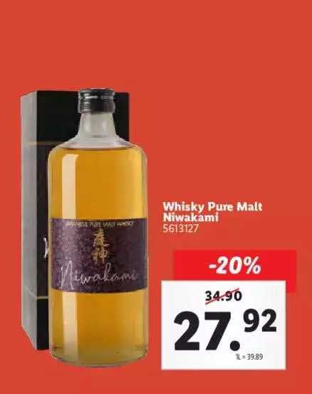 whisky pure malt niwakami