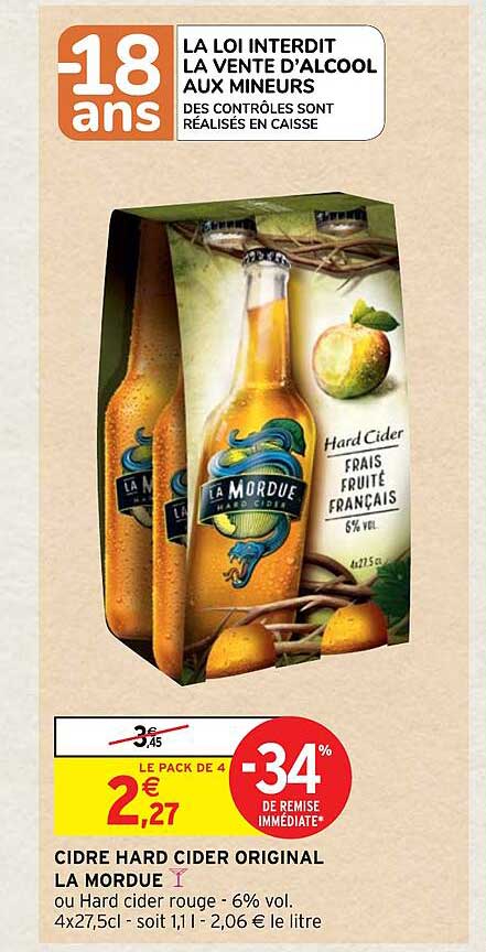 cidre hard cider original la mordue