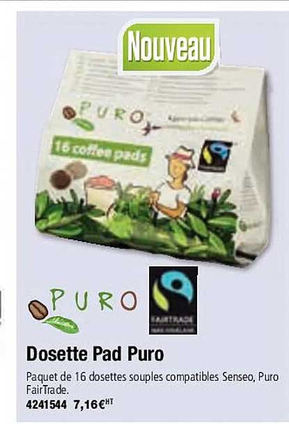 dosette pad puro