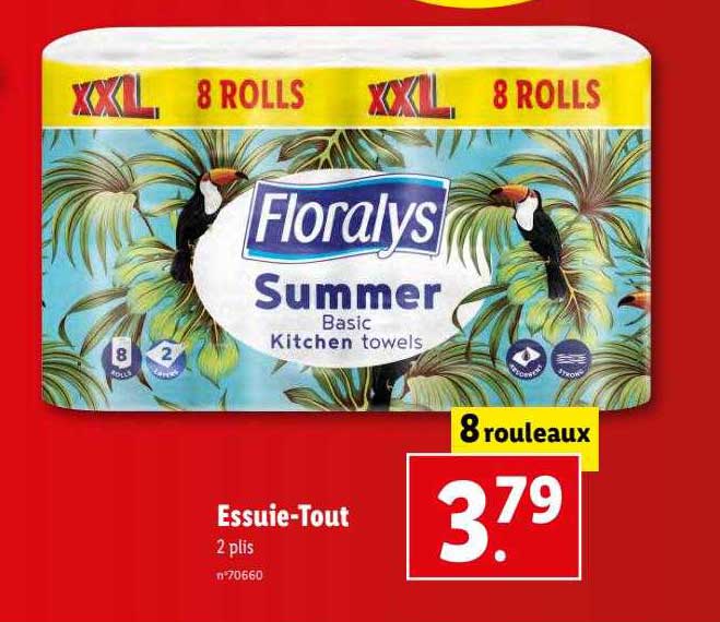 essuie-tout floralys