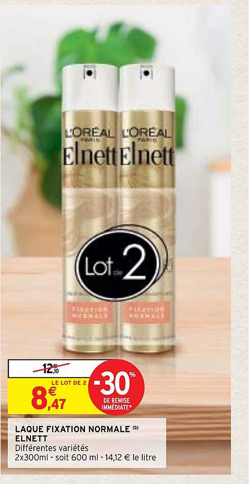 laque fixation normale elnett