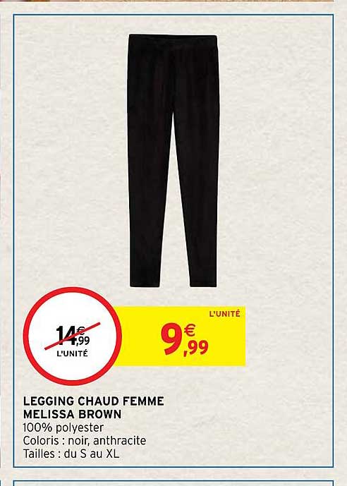 legging chaud femme melissa brown
