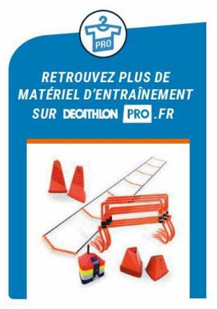 matériel d'entraînement sur décathlon