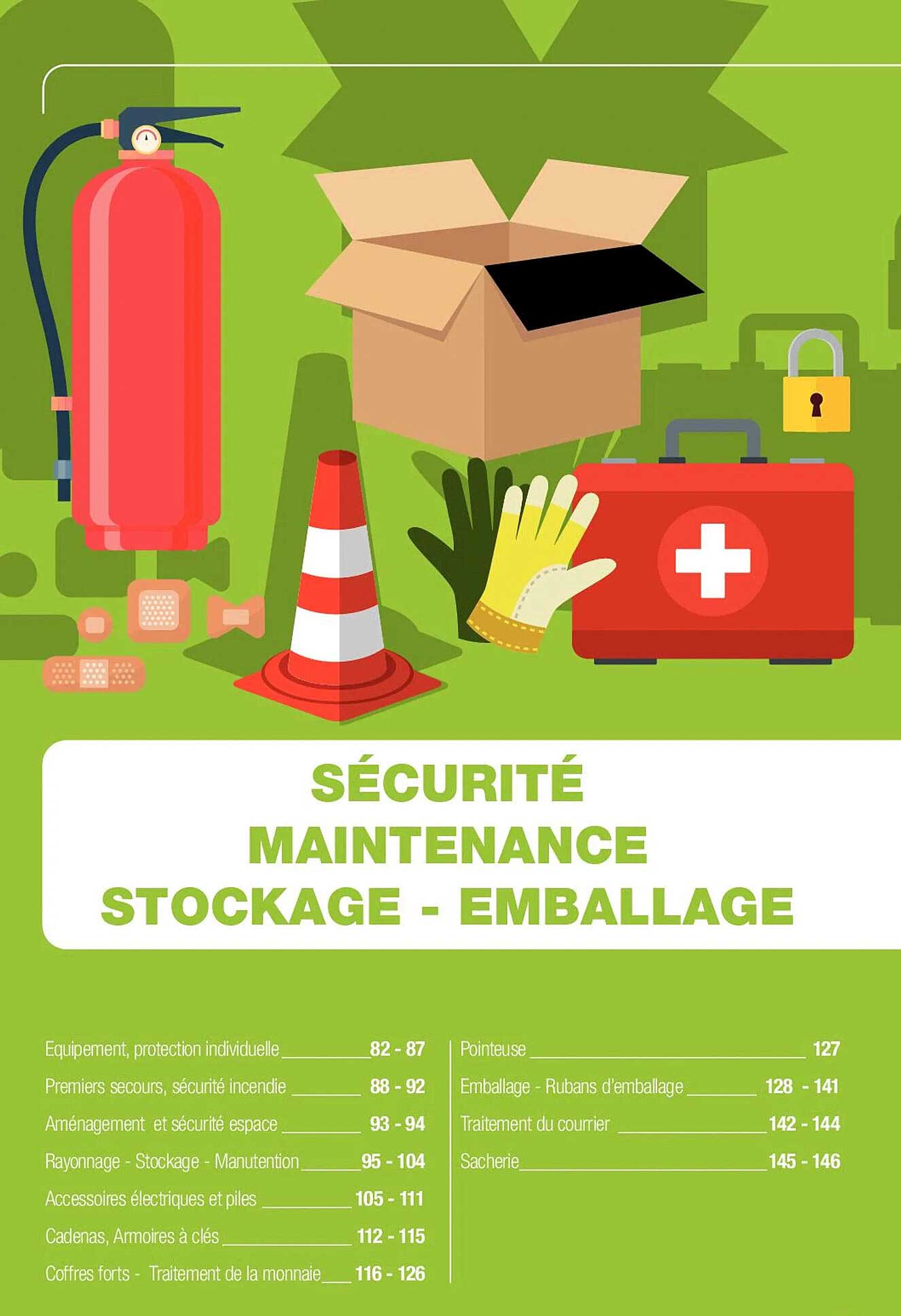 sécurité maintenance stockage - emballage