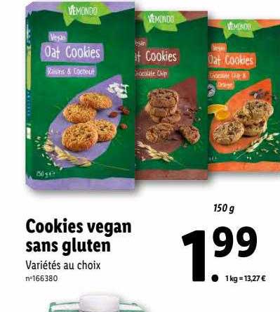 Vemondo Cookies Vegan Sans Gluten