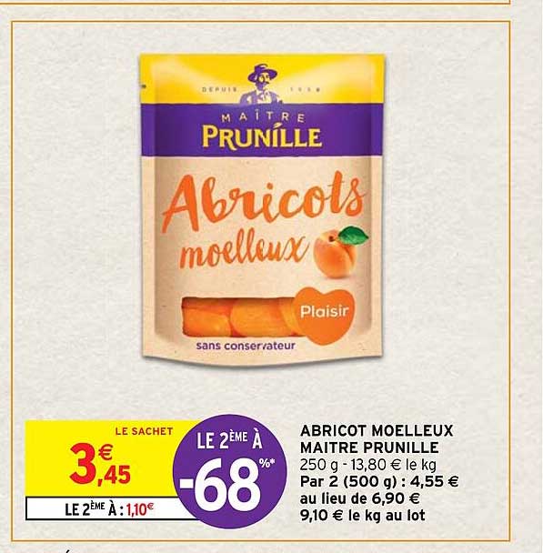 abricot moelleux maître prunille