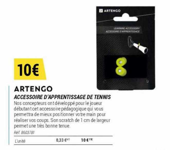 accessoire d'apprentissage de tennis artengo